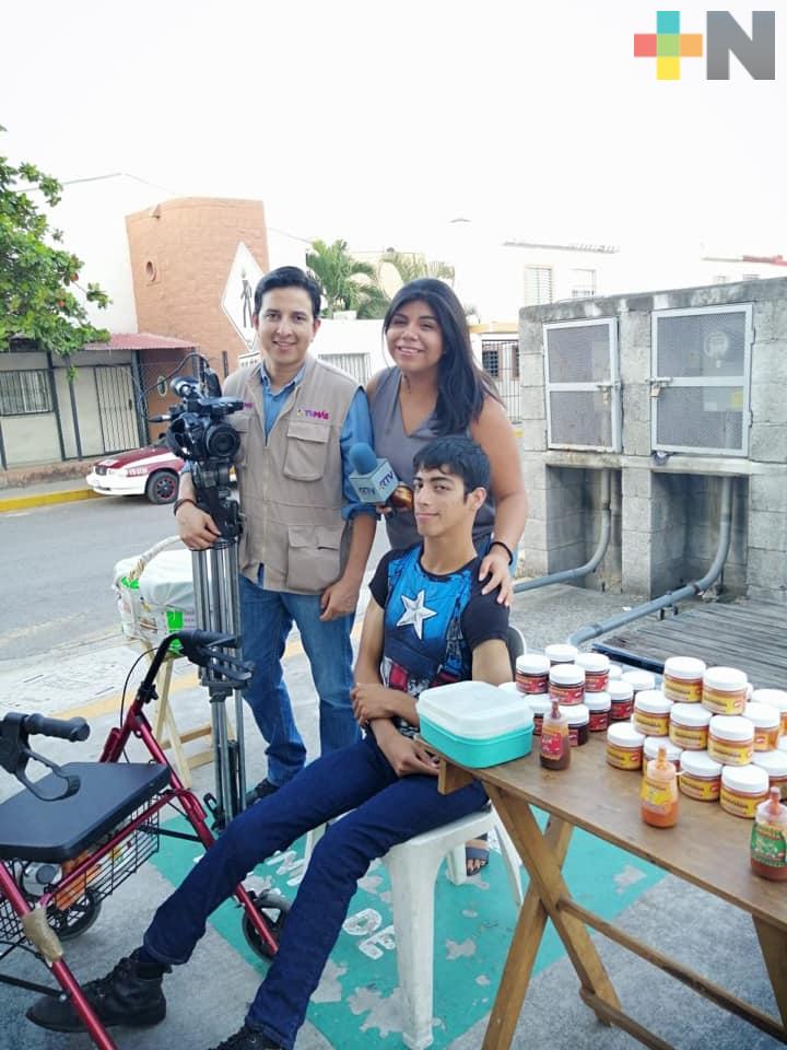 Discapacidad no impide a Jesús iniciar pequeño negocio