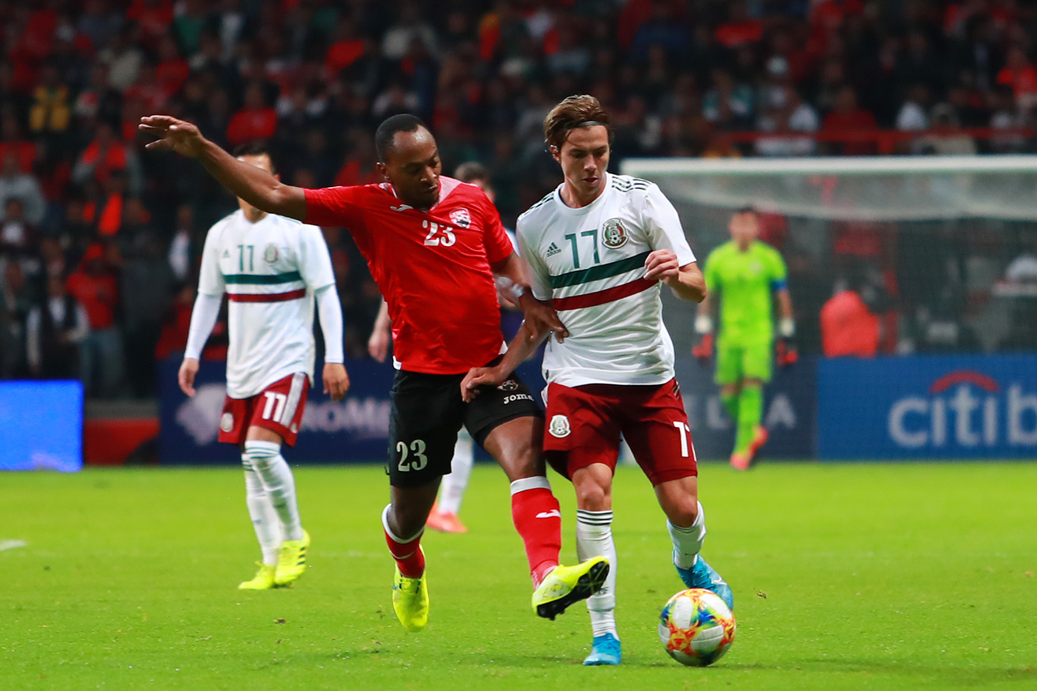 Sin problemas, México vence 2-0 a Trinidad y Tobago