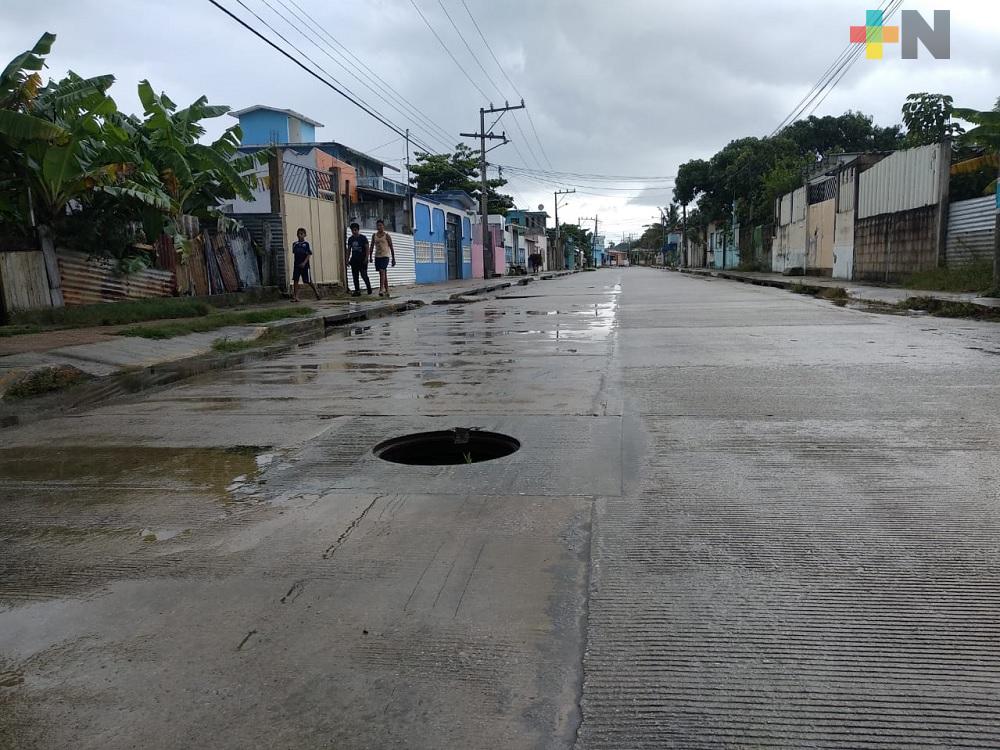 Aumenta el robo de tapas metálicas de registros y drenajes en Coatzacoalcos