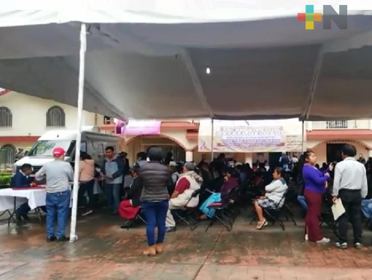 Brigadas Itinerantes del Registro Civil llegó al municipio de Rafael Delgado