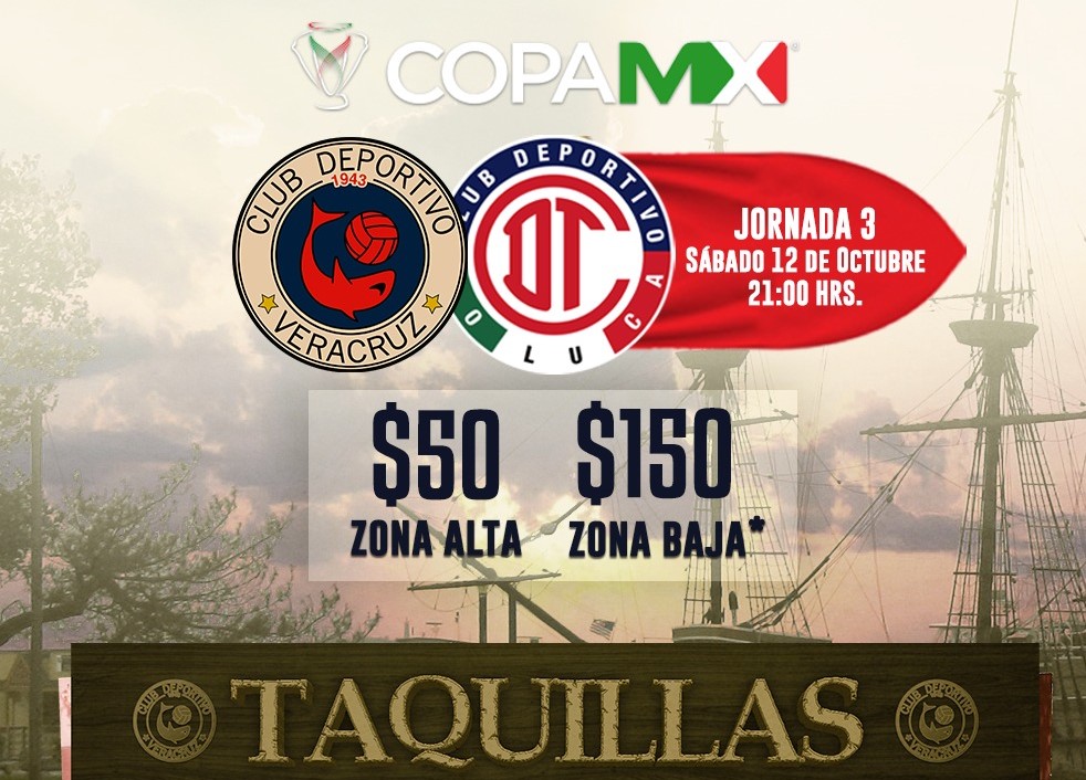 Tiburones Rojos alista duelo ante Toluca en Copa MX