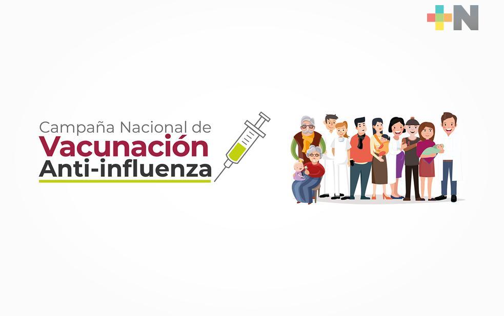 En campaña Anti-influenza, Secretaría de Salud aplicará más de un millón de dosis