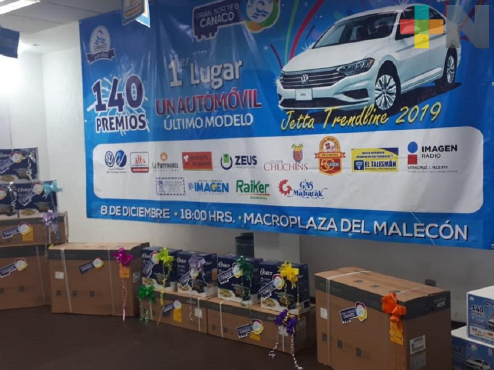 Canaco Veracruz celebrará aniversario con sorteo de 140 premios