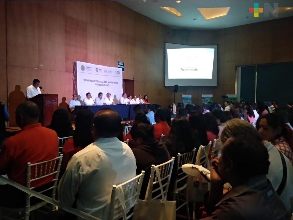 Celebran en Coatzacoalcos  segundo Congreso Estatal Magisterial 2019