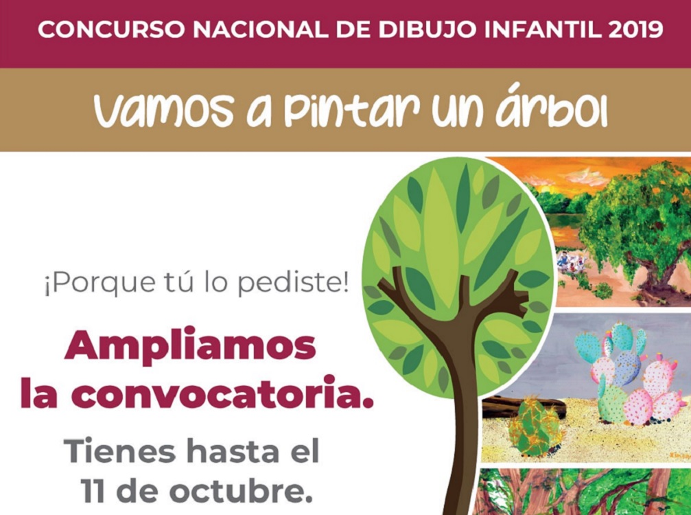 Conafor invita a participar en Concurso Nacional de Dibujo Infantil 2019