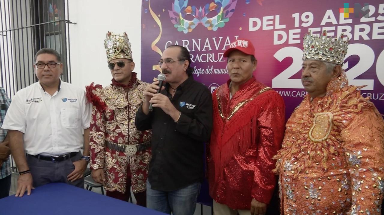 Hasta el momento, dos veracruzanos compiten por la corona del Carnaval de Veracruz 2020
