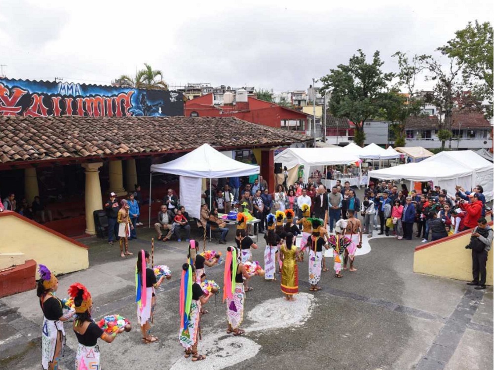 Expo Sabores y Tradiciones, en la Plaza de Xallitic