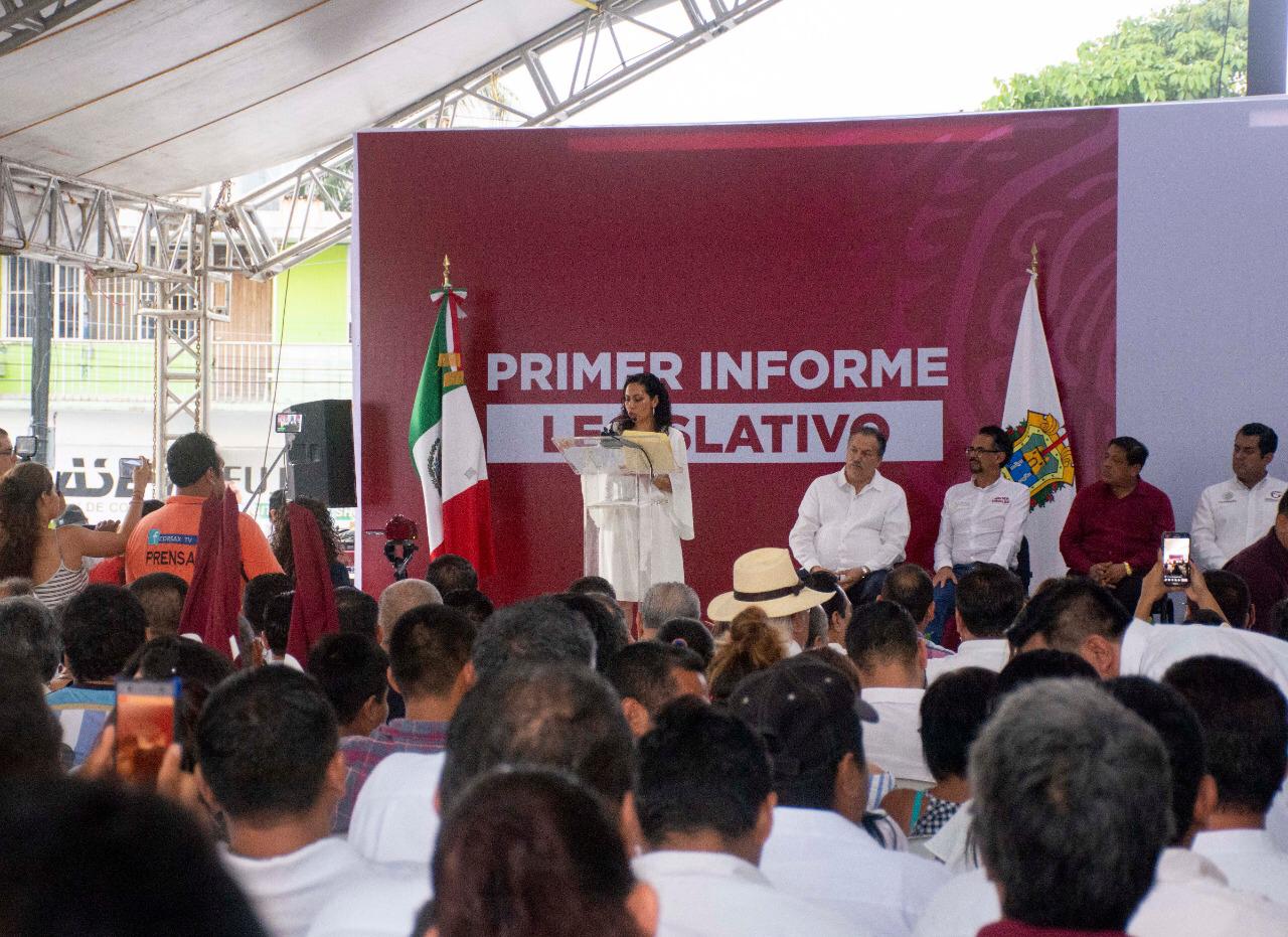 Presentó diputada Tania Cruz, primer informe de labores