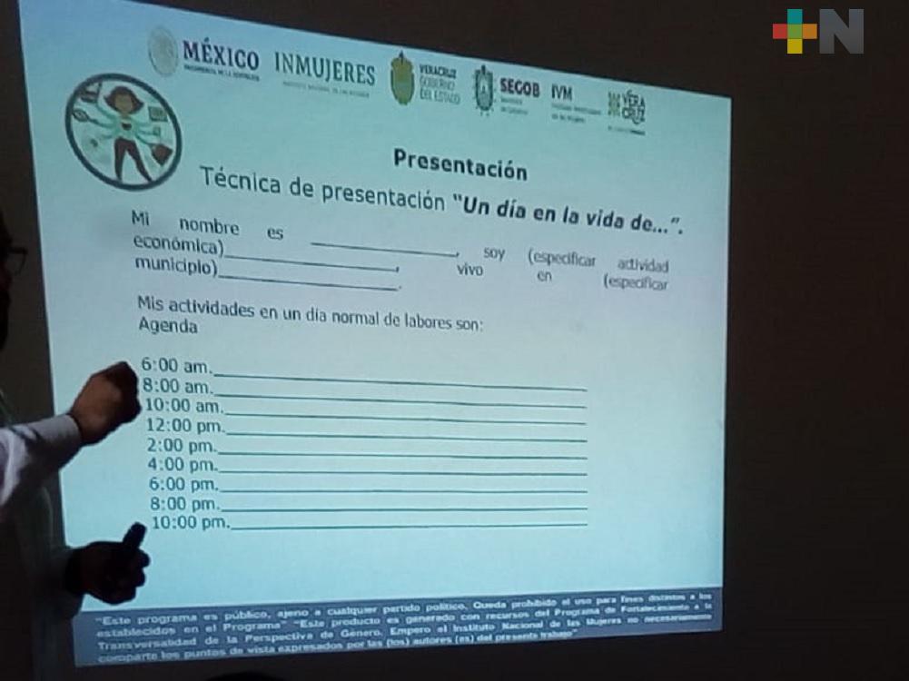 Inmujeres brinda cursos para la buena administración de las emprendedoras