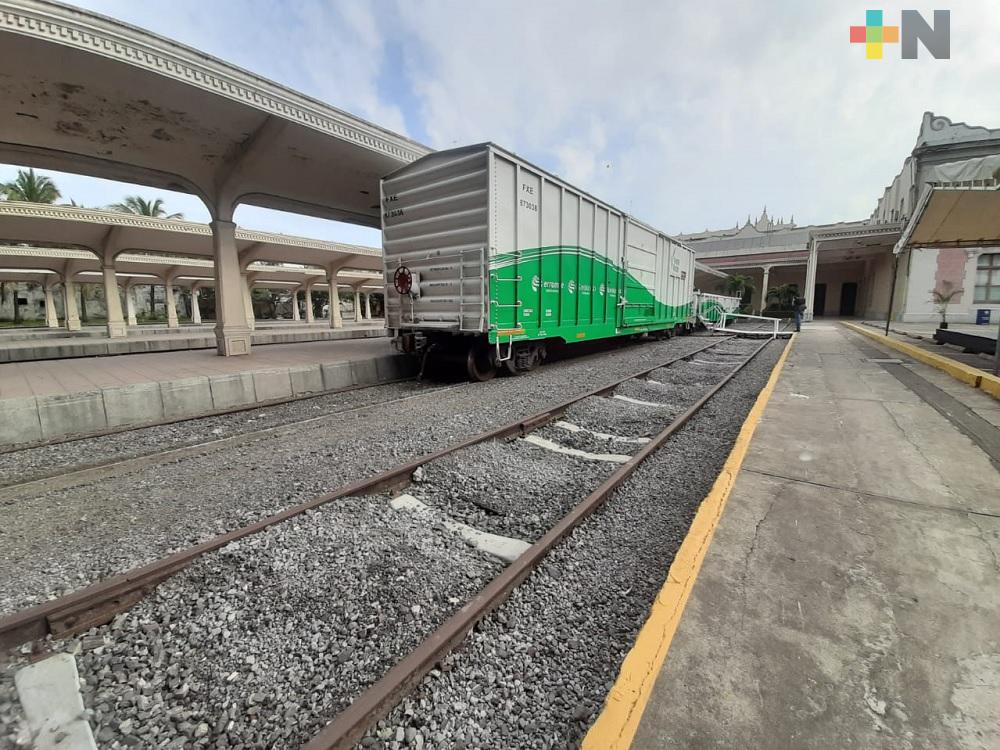 Disminuyó 3.17% el servicio de transporte ferroviario de carga por impacto de COVID-19