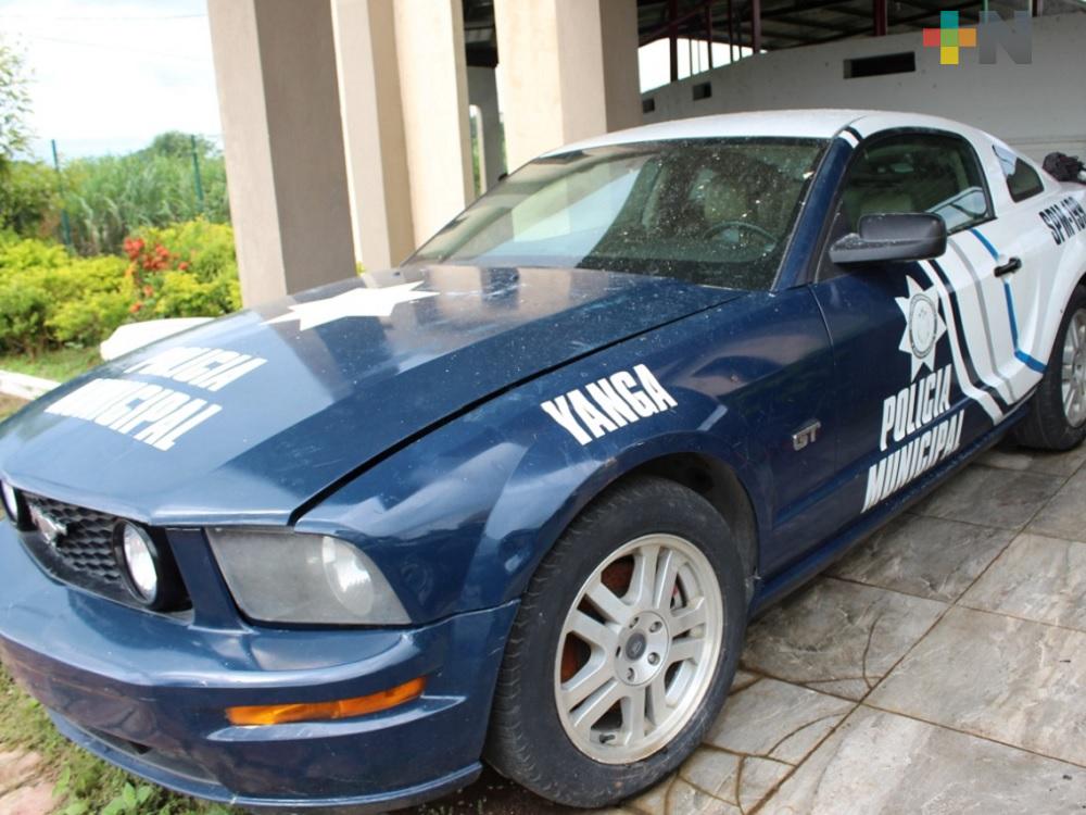 Municipio de Yanga subastará patrullas de lujo; solo ocho personas se han registrado