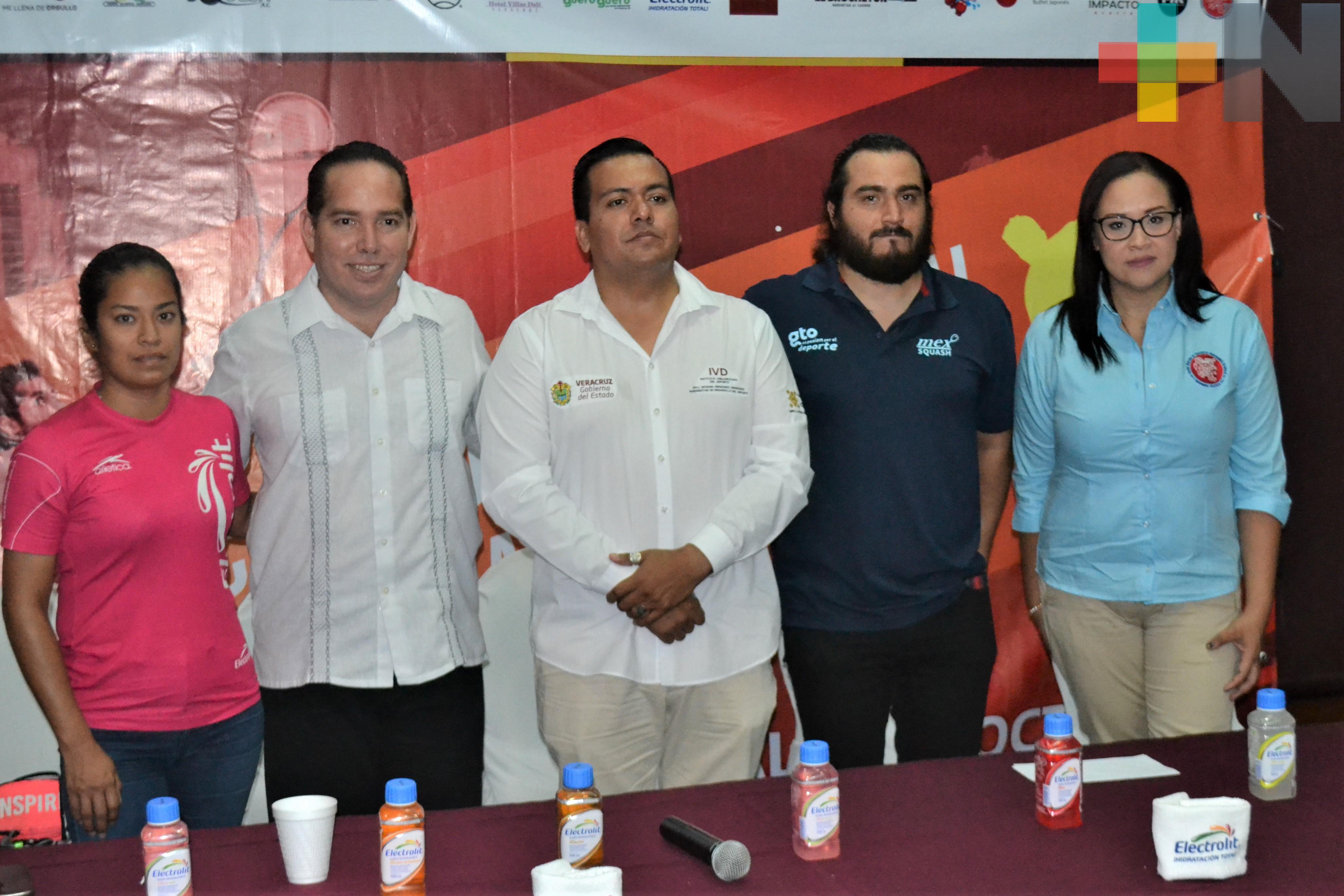 Veracruz recibirá Campeonato Nacional de Squash