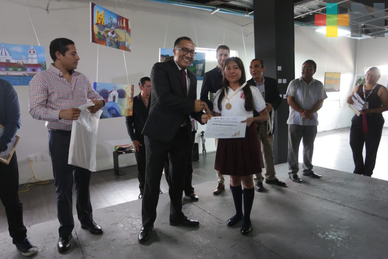 Premia SEV a ganadores del Certamen de Pintura DGB 2019