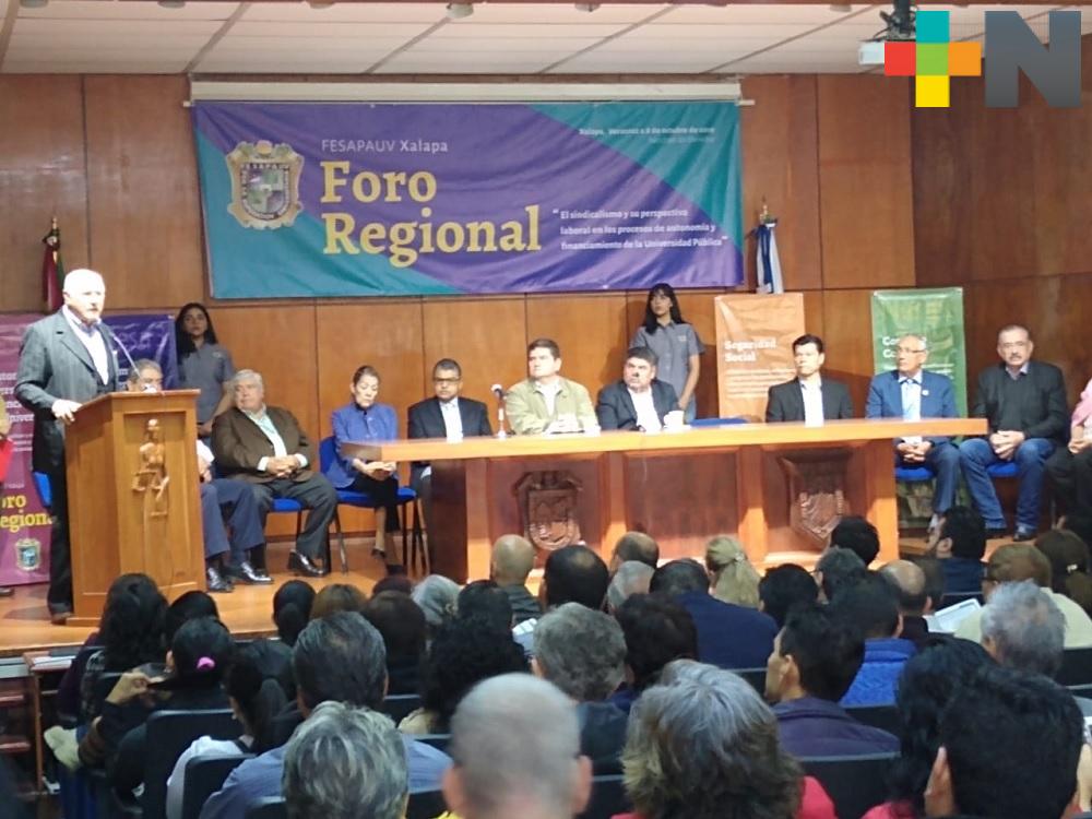 Fesapauv realiza Foro Regional para analizar problema del presupuesto en universidades públicas