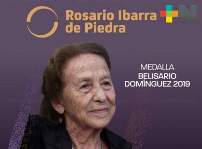 Por unanimidad, medalla Belisario Domínguez a Rosario Ibarra