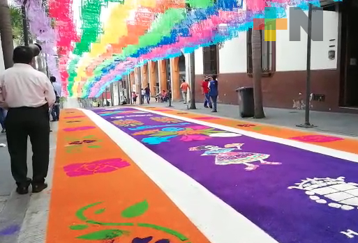 Inauguran exhibición del Tapete Monumental en Córdoba