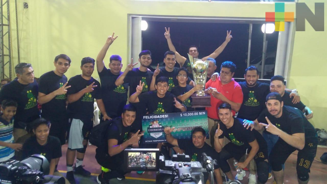 Cañeros de Acayucan campeón de Cisebasver