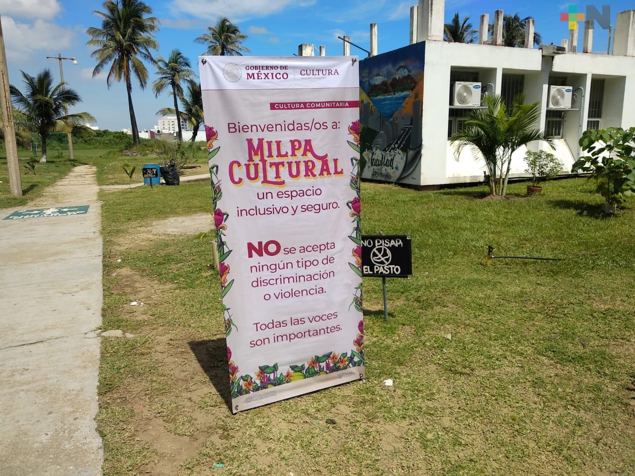 Artistas del sur participaron en Milpa Cultural 2019