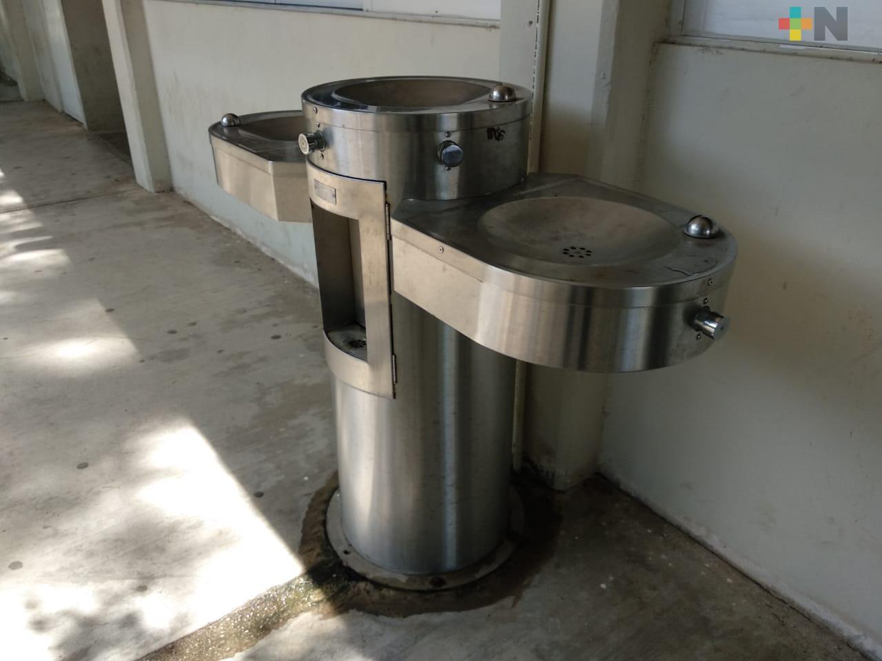 Instalarán bebederos en Campus UV Coatzacoalcos