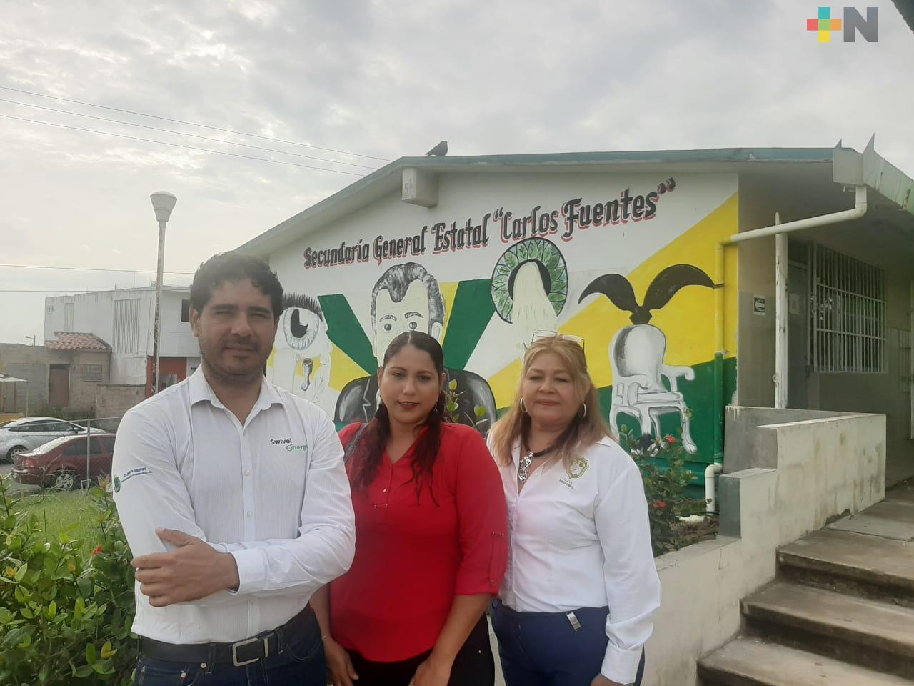 Escuela «Carlos Fuentes», primera escuela pública de Veracruz que utiliza paneles solares en sustitución de energía eléctrica
