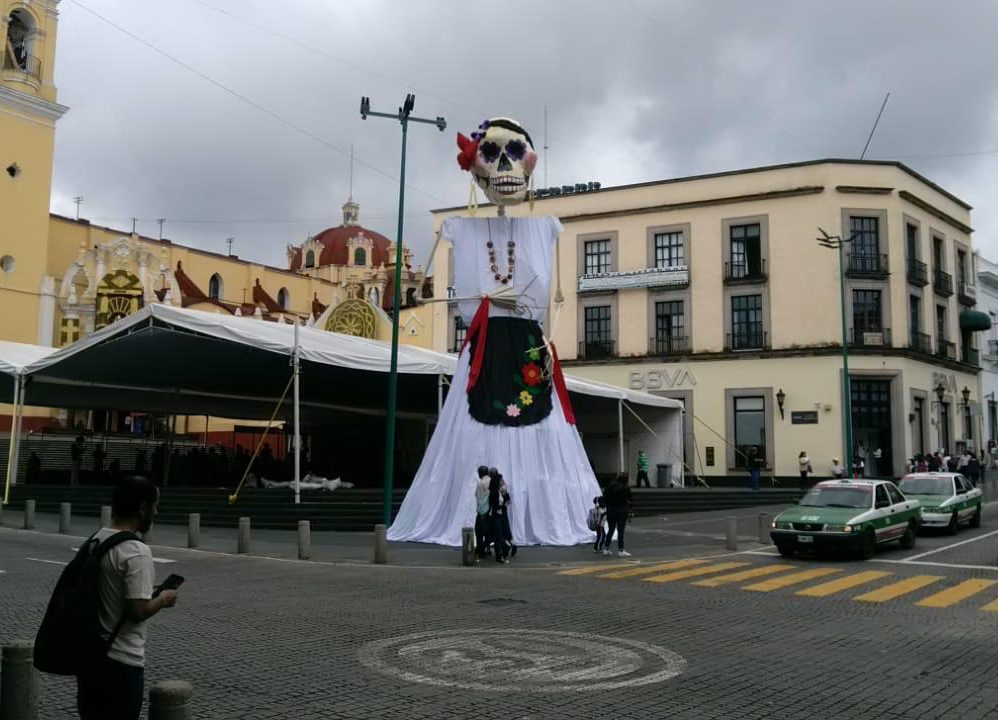 Catrina Gigante en Plaza Lerdo