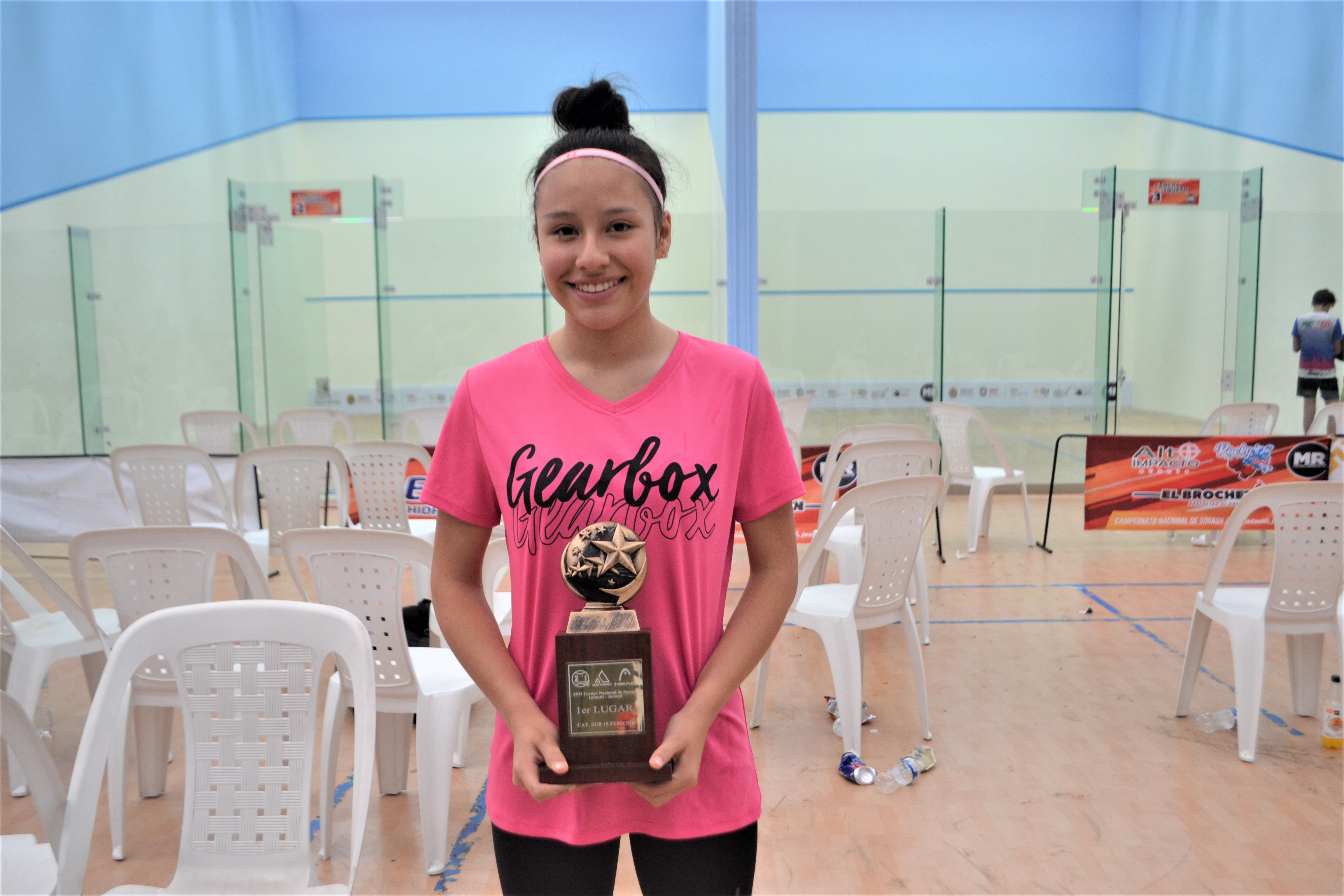 Camila Viveros destacó por Veracruz en Nacional de Squash