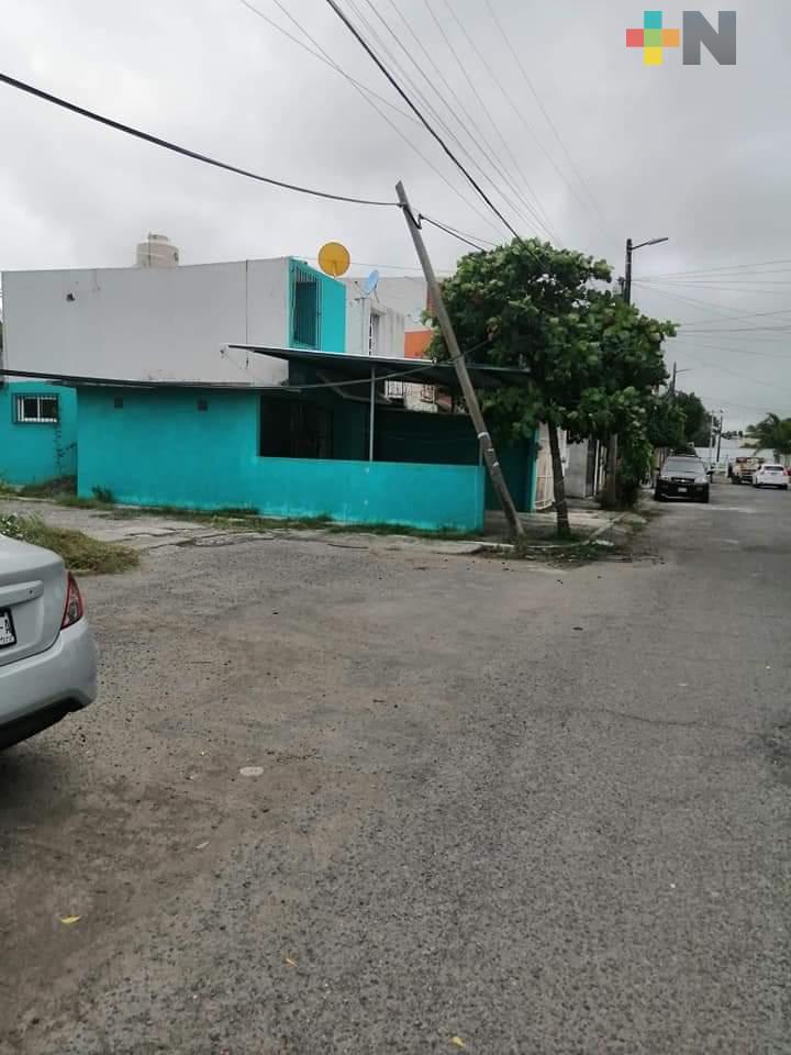 Daños leves por norte en Veracruz-Boca del Río