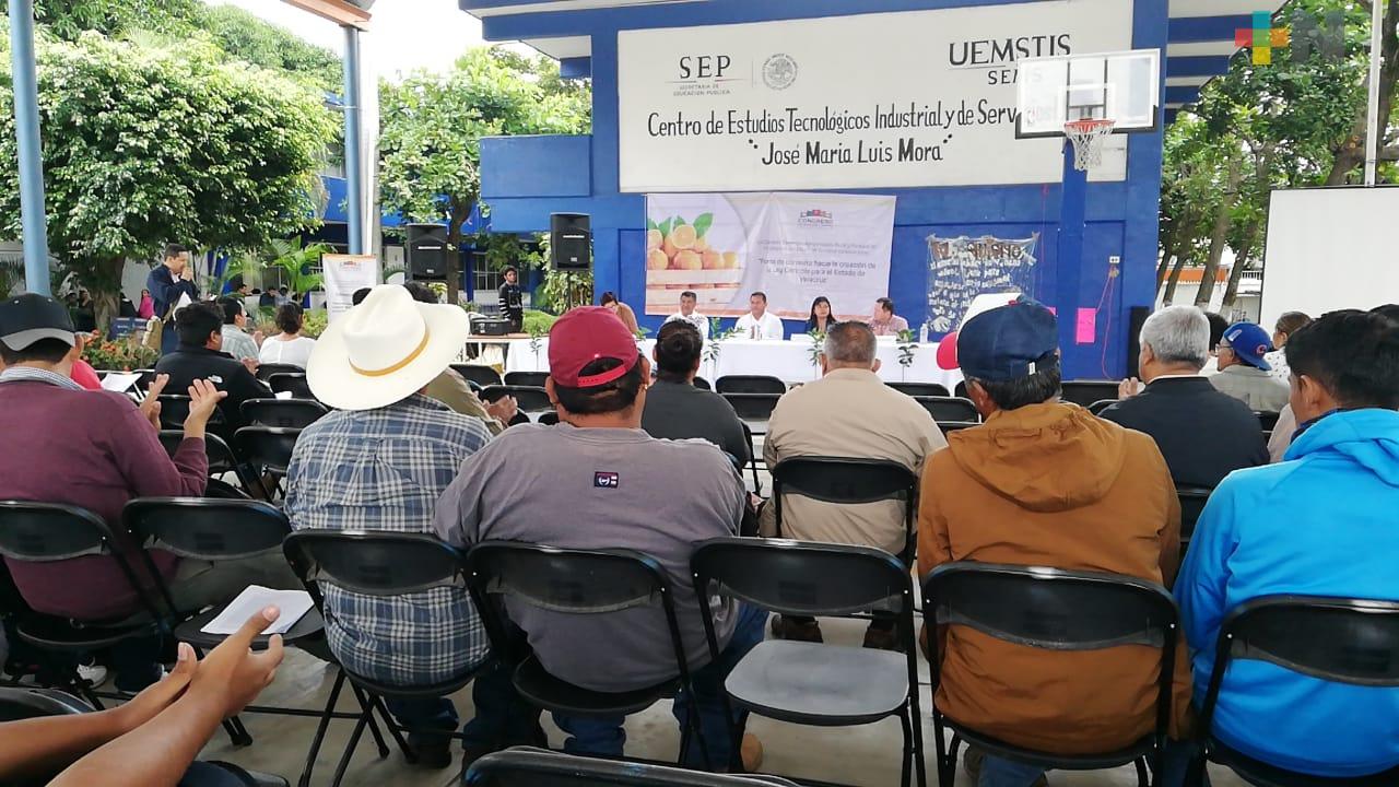 Concluyen foros para la creación de la Ley Citrícola de Veracruz
