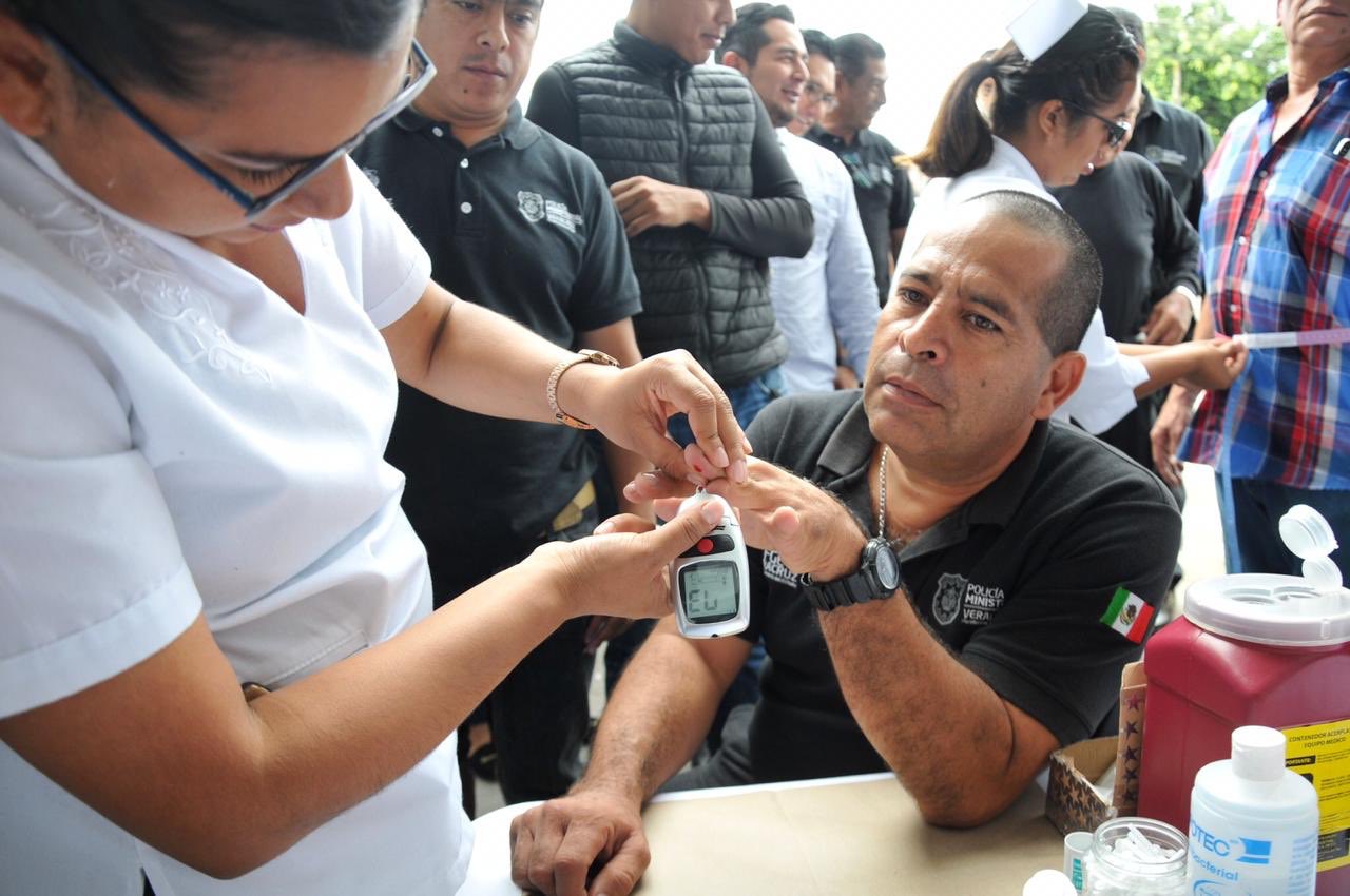 Realiza IMSS jornada de salud en sede de la Policía Ministerial