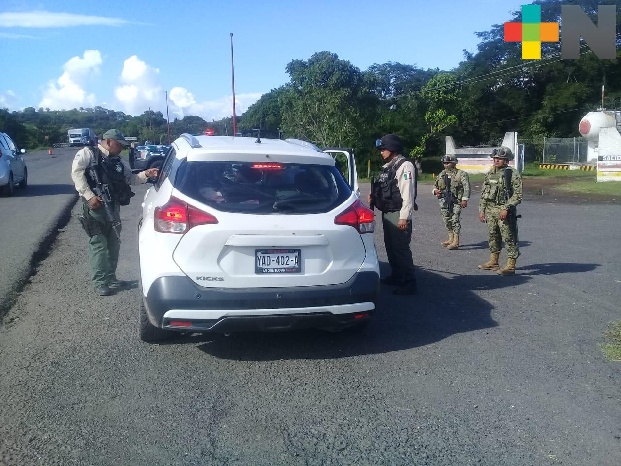 Instalan filtros de seguridad en Martínez de la Torre y Tuxpan