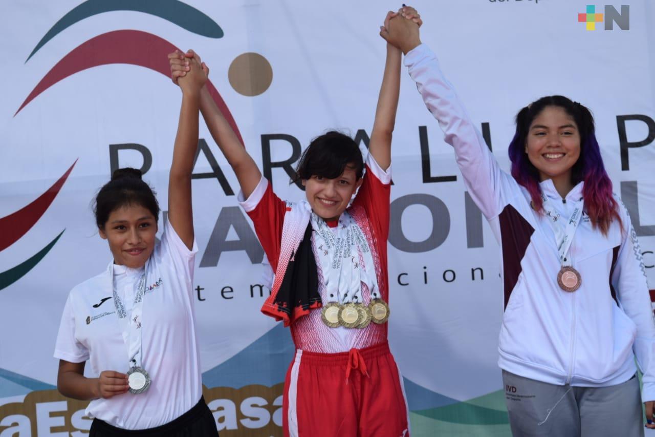 Aportan más oros nadadores Veracruzanos en Paralimpiada 2019