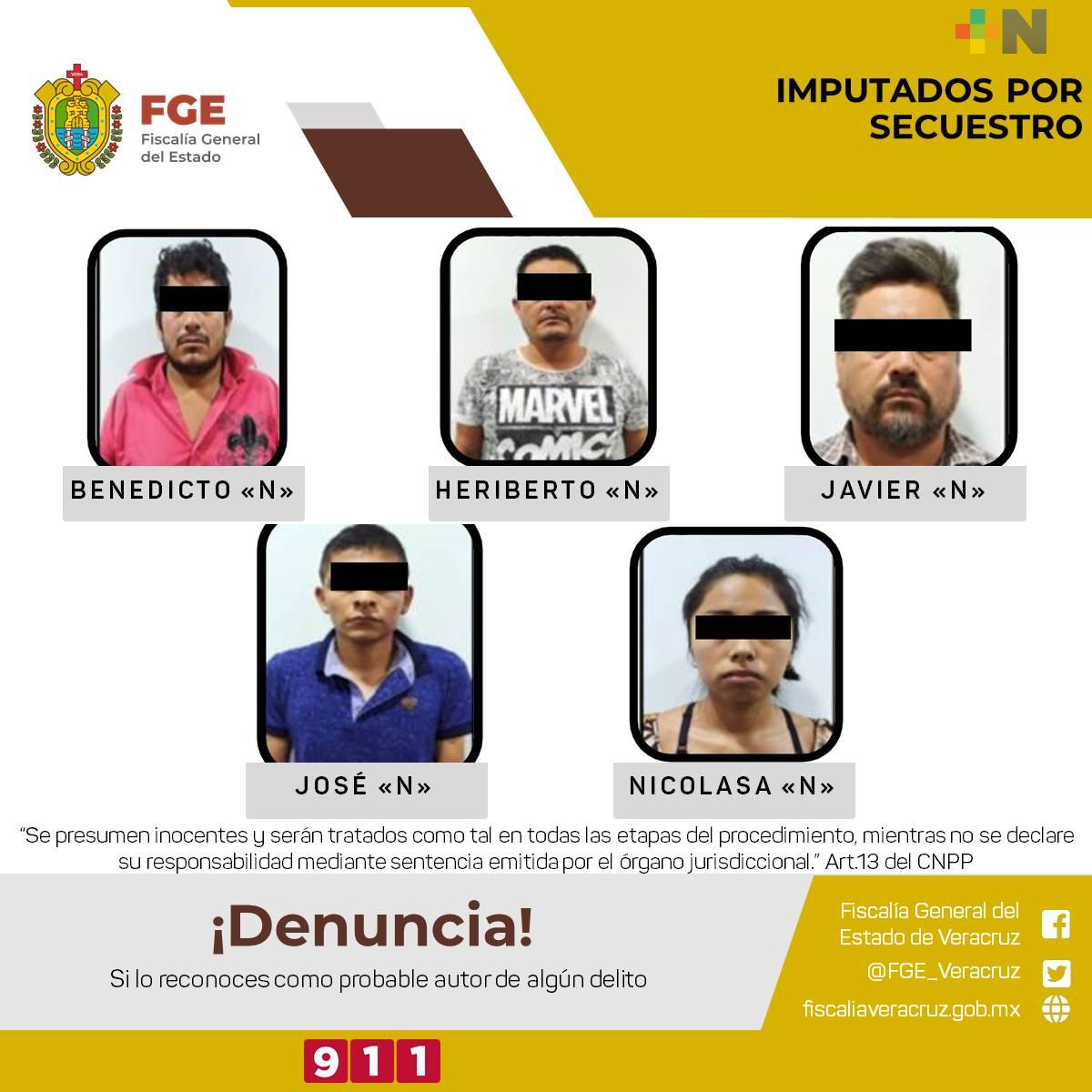 UECS de Fiscalía Veracruz y SSP liberan a víctima de secuestro