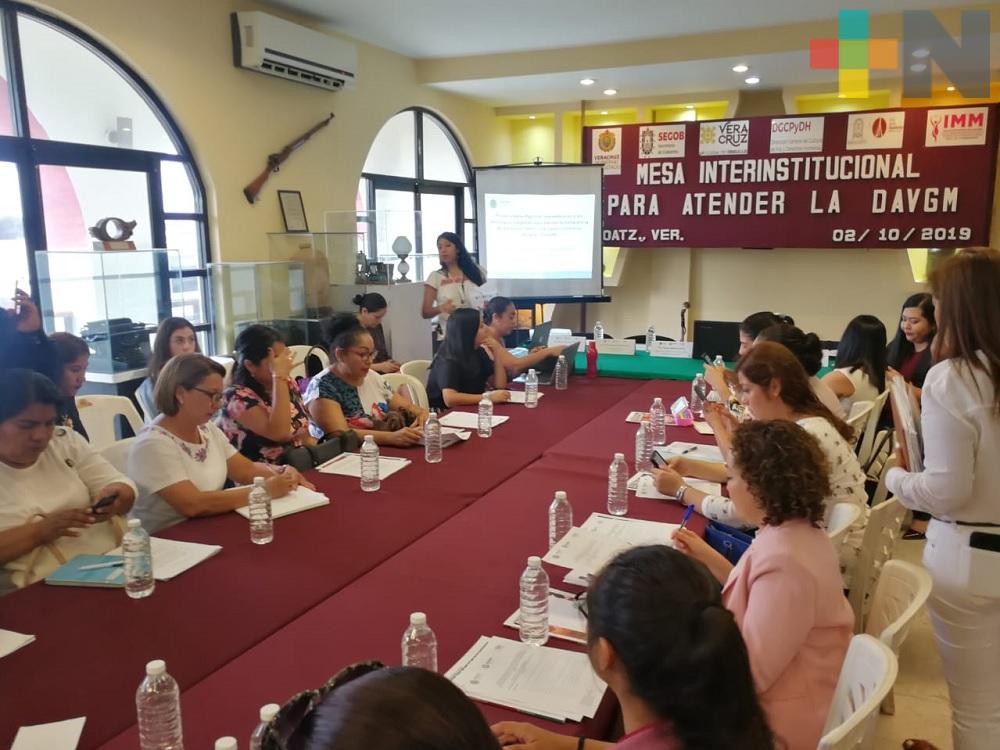 Buscan atender violencia de género contra mujeres indígenas en municipios del sur de Veracruz