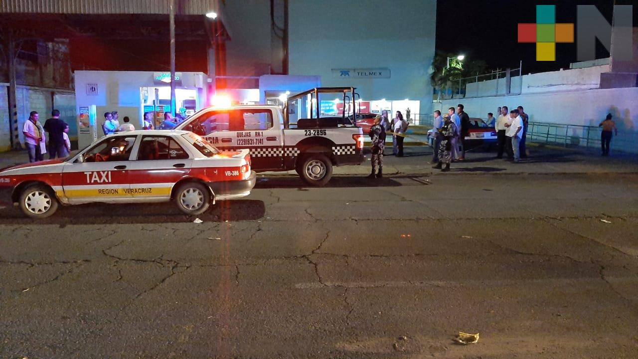 Se infarta taxista en el puerto de Veracruz