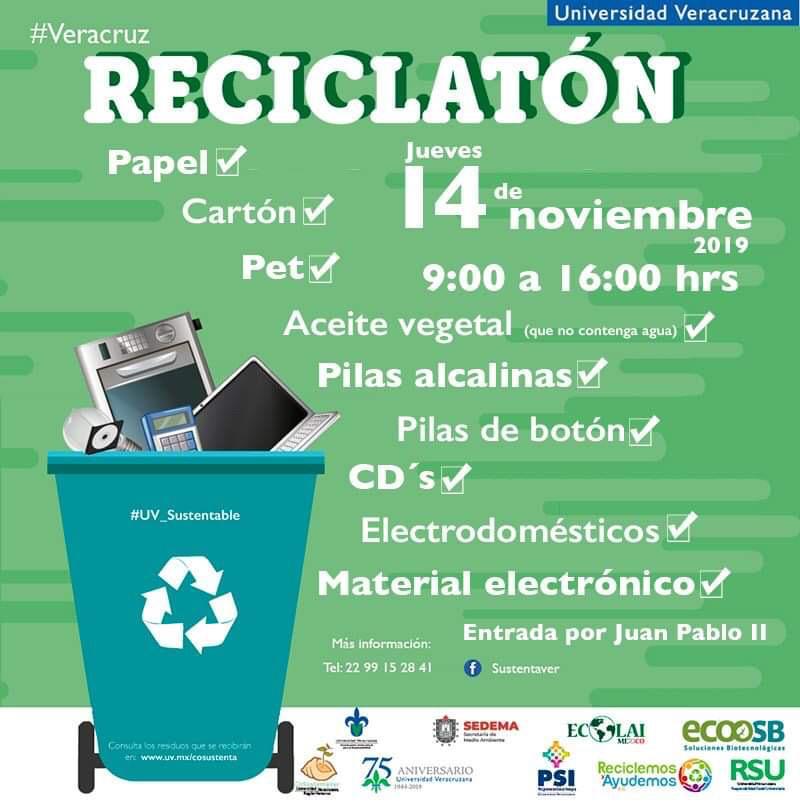 UV realizará Jornada de recolección, manejo y disposición final de residuos urbanos