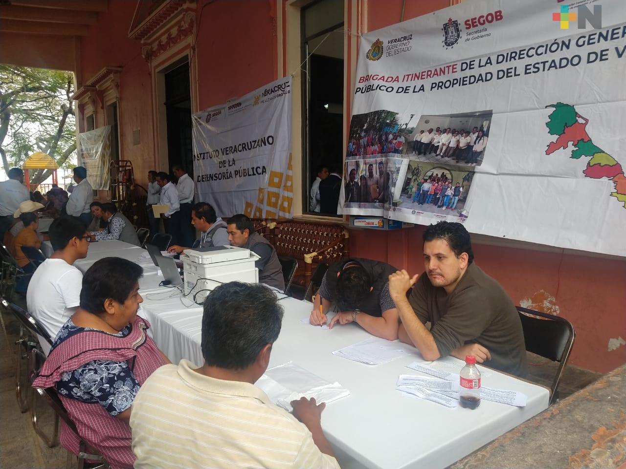 Brigadas Itinerantes del Registro Civil han llegado a 124 municipios; hoy estuvieron en Teocelo y Xico