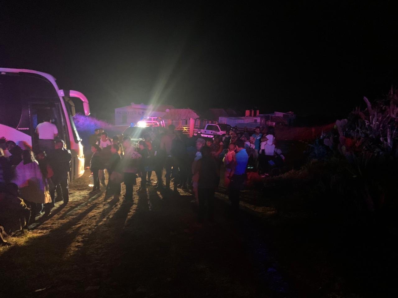 Localiza SSP autobús con indocumentados, supuestamente secuestrado