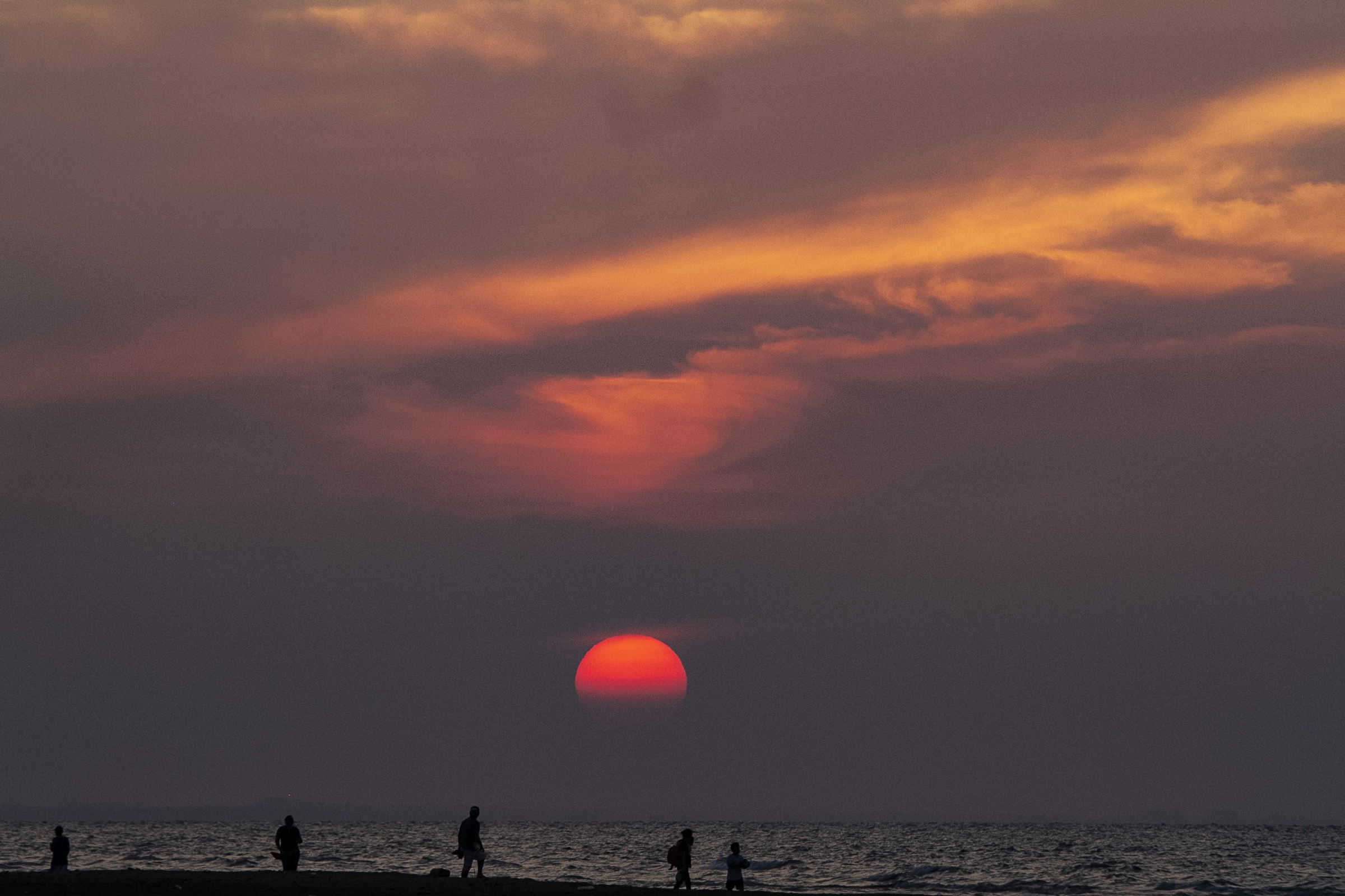 Amanecer en Coatzacoalcos