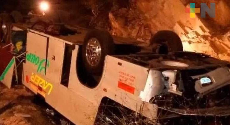 Accidente en autopista Ocozocuautla-Las Choapas deja 7 muertos y 39 heridos