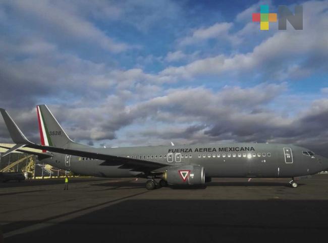 Avión militar mexicano arribó a Perú, va a Bolivia por Evo Morales