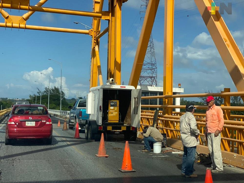 Cierran de forma parcial Puente Coatzacoalcos I