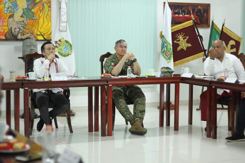 Encabezó el gobernador Cuitláhuac García, Mesa de Coordinación para la Construcción de la Paz