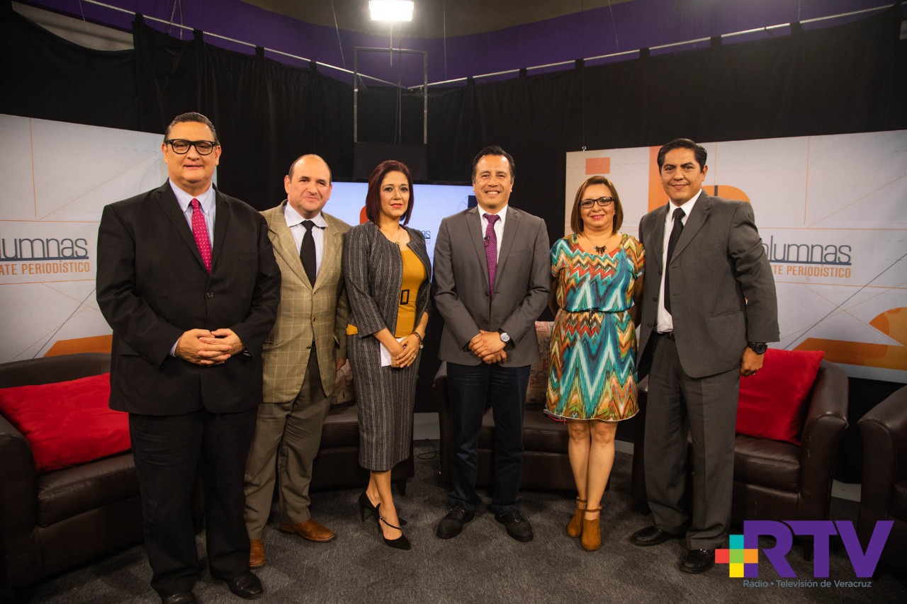 Por primera vez en Veracruz hay un gobierno honesto: Cuitláhuac García en “A 8 Columnas”