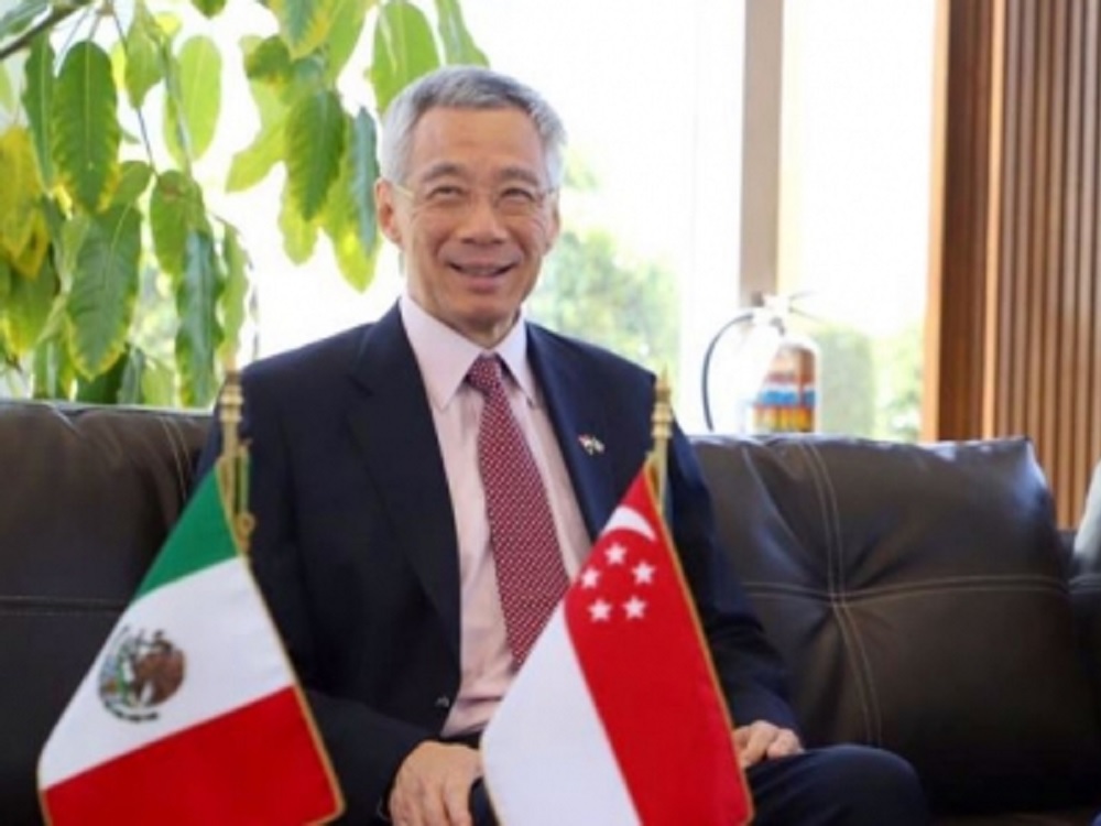 Ebrard da bienvenida a primer ministro de Singapur