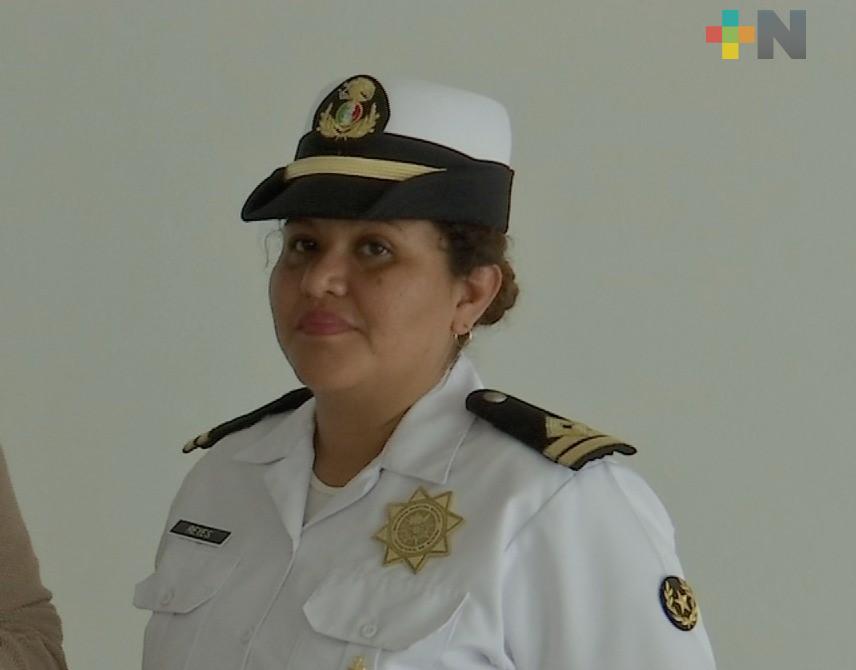 Toma protesta Edith Osiris Reyes Reyes, como capitán de puerto en Coatzacoalcos