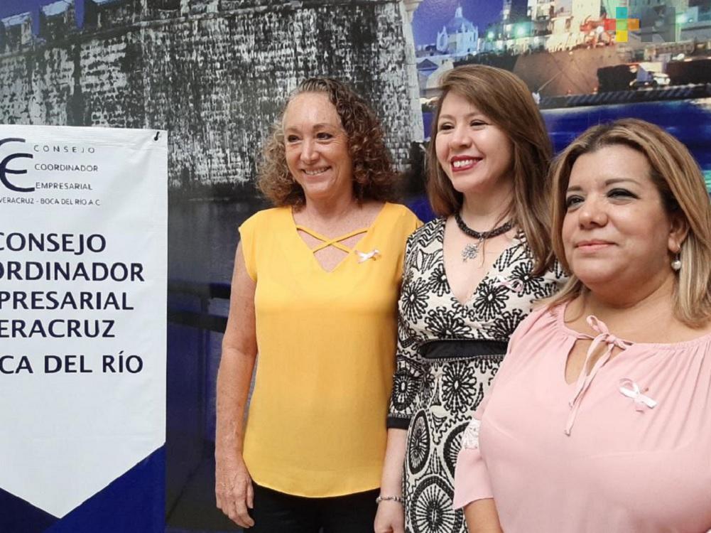 Empresarias veracruzanas emprenderán campaña de detección oportuna de cáncer de mama
