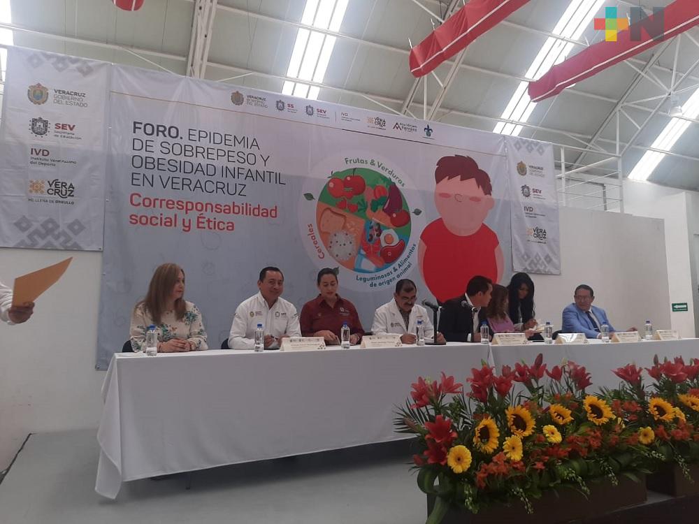 Diputada Ana Miriam Ferráez preside foros para erradicar obesidad infantil