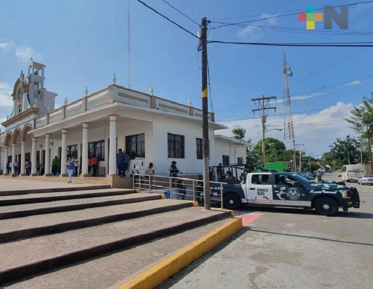 Guardia Nacional y SSP toman control de comandancia de Tlalixcoyan