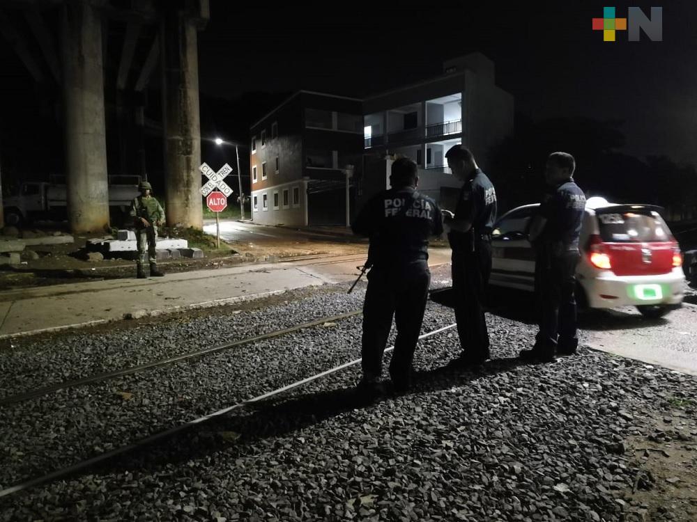 INM, Sedena y PF realizan operativo para evitar que migrantes suban a ferrocarril