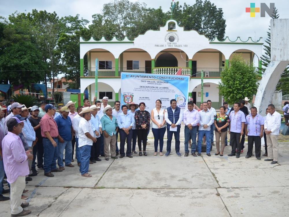 Inicia construcción de domo en la comunidad chinanteca de Poblado Tres